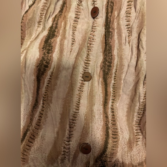 Black and Brown Ruched Maxi Dress with Embellishments - Picture 12 of 12